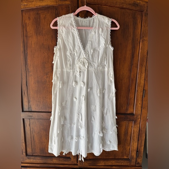 Arteliers Rare Toggery Dresses & Skirts - Ateliers Rare Toggery | Delicate White Cotton Midi Dress | M